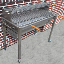 Load image into Gallery viewer, Charcoal Grill Aisi 304 Stainless Steel Handmade In Portugal 120/240 Volts Motor