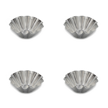 Load image into Gallery viewer, Grilo Kitchenware Egg Tart Aluminum Cupcake Cake Cookie Mold - Set of 4