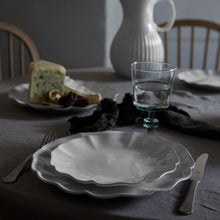 Load image into Gallery viewer, Costa Nova Rosa 9" White Salad/Dessert Plate Set