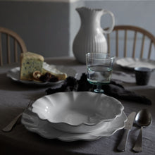Load image into Gallery viewer, Costa Nova Rosa 11.25" White Dinner Plate Set