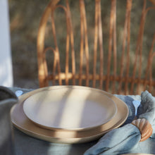 Load image into Gallery viewer, Costa Nova Livia 11" Champagne Dinner Plate Set