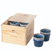 Load image into Gallery viewer, Costa Nova Grespresso Set of 8 Denim Lungo Cups with Gift Box