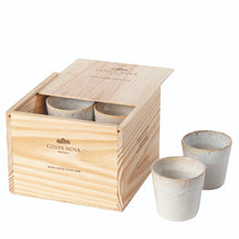 Load image into Gallery viewer, Costa Nova Grespresso Set of 8 White Lungo Cups with Gift Box