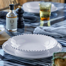 Load image into Gallery viewer, Costa Nova Pearl 10" White Soup/Pasta Plate Set