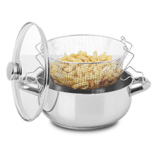Load image into Gallery viewer, Silampos Europa Stainless Steel Frying Pan With Basket