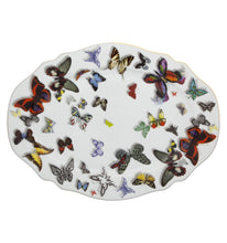 Load image into Gallery viewer, Vista Alegre Butterfly Parade Small Oval Platter