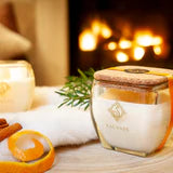 Load image into Gallery viewer, Essencias de Portugal Saudade Orange and Cinnamon Scented Candle