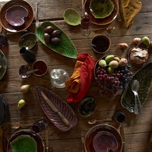 Load image into Gallery viewer, Costa Nova Riviera 4" Tomate Dip Dish Leaf Set