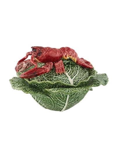 Bordallo Pinheiro Cabbage with Lobsters 2 L. Tureen
