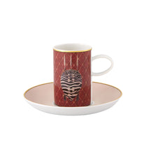 Load image into Gallery viewer, Vista Alegre Afrika Coffee Cup and Saucer, Set of 4

