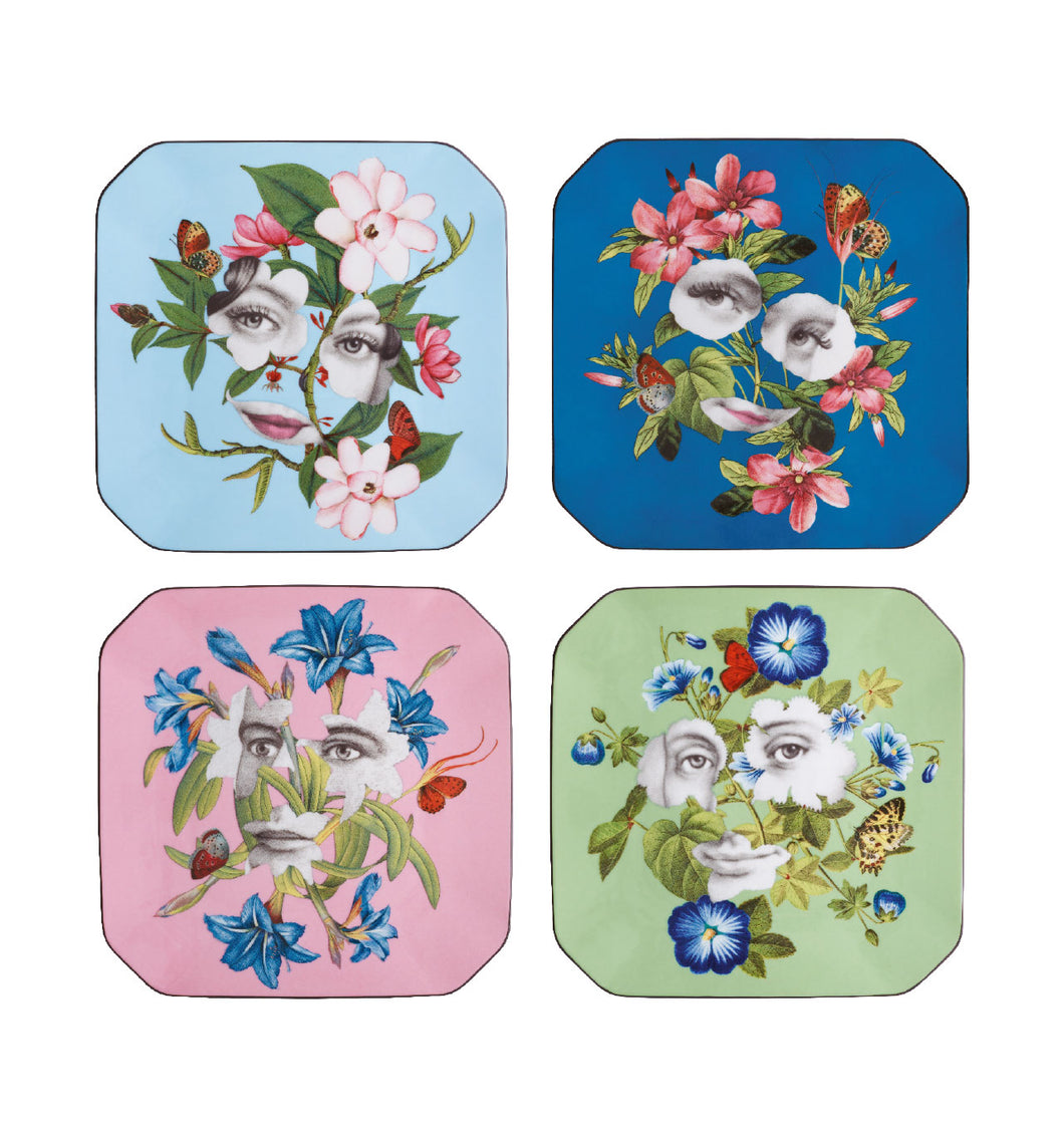 Vista Alegre Fête Vos Jeux Dessert Plate, Set of 4