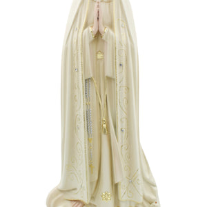 23.5" Our Lady Of Fatima Virgin Mary Beige Religious Statue, #1036V