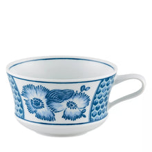 Load image into Gallery viewer, Vista Alegre Coralina Blue Tea Cup and Saucer, Set of 4

