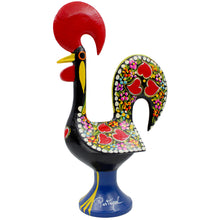 Load image into Gallery viewer, Traditional Hand-Painted Portuguese Good Luck Rooster Metal Figurine, 14&quot;
