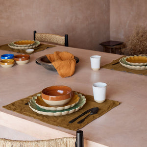 Costa Nova Marrakesh 9" Cumin Salad/Dessert Plate, Set of 4