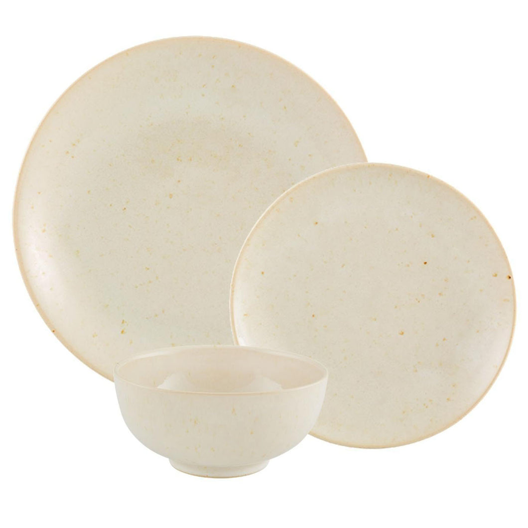 Casa Alegre Sandstorm 3 Piece Dinnerware Set