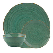 Load image into Gallery viewer, Casa Alegre Gemstone Jade 3 Piece Dinnerware Set
