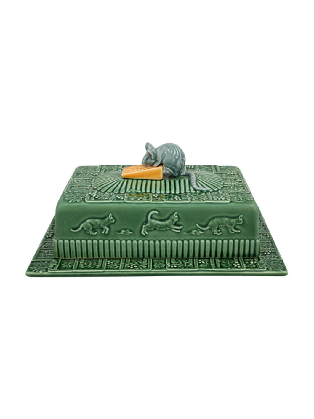 Bordallo Pinheiro Cheese Tray Mouse With Lid