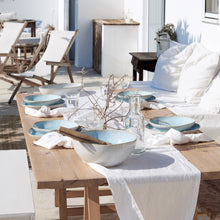 Load image into Gallery viewer, Casafina Eivissa 11&quot; Sea Blue Serving Bowl
