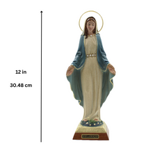 Load image into Gallery viewer, 12&quot; Hand-Painted Our Lady of Graces Religious Figurine Statue
