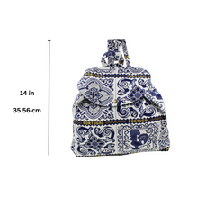 Load image into Gallery viewer, Adult Portuguese Blue Tiles Azulejos Made in Portugal Backpack
