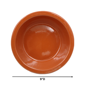 João Vale Hand-Painted Traditional Terracotta Salad Bowl