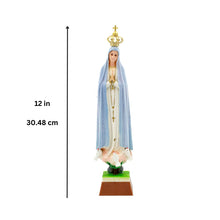 Load image into Gallery viewer, 12&quot; Our Lady Of Fatima Weather Changing Color Religious Statue #1025H
