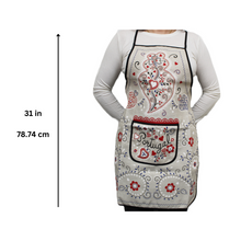 Load image into Gallery viewer, 100% Cotton Portuguese Viana Heart Apron
