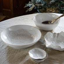 Load image into Gallery viewer, Costa Nova Silvina Fennel White Low Serving Bowl
