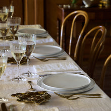 Load image into Gallery viewer, Costa Nova Resonance White Gold Salad/Dessert Plate Set
