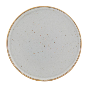 Casa Alegre Gold Stone White Dinner Plate, Set of 4