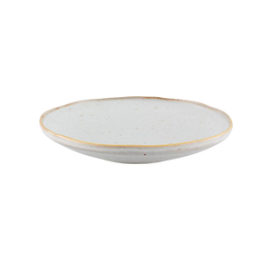Casa Alegre Gold Stone White Deep Plate, Set of 4