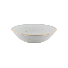 Load image into Gallery viewer, Casa Alegre Gold Stone White Pasta Plate, Set of 4
