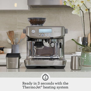 Breville BES878BSS Barista Pro Espresso Machine, Brushed Stainless Steel