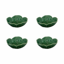 Load image into Gallery viewer, Bordallo Pinheiro Cabbage 6 oz. Bowl, Set of 4
