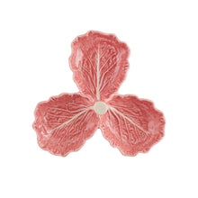 Load image into Gallery viewer, Bordallo Pinheiro Cabbage Pink Olive Dish

