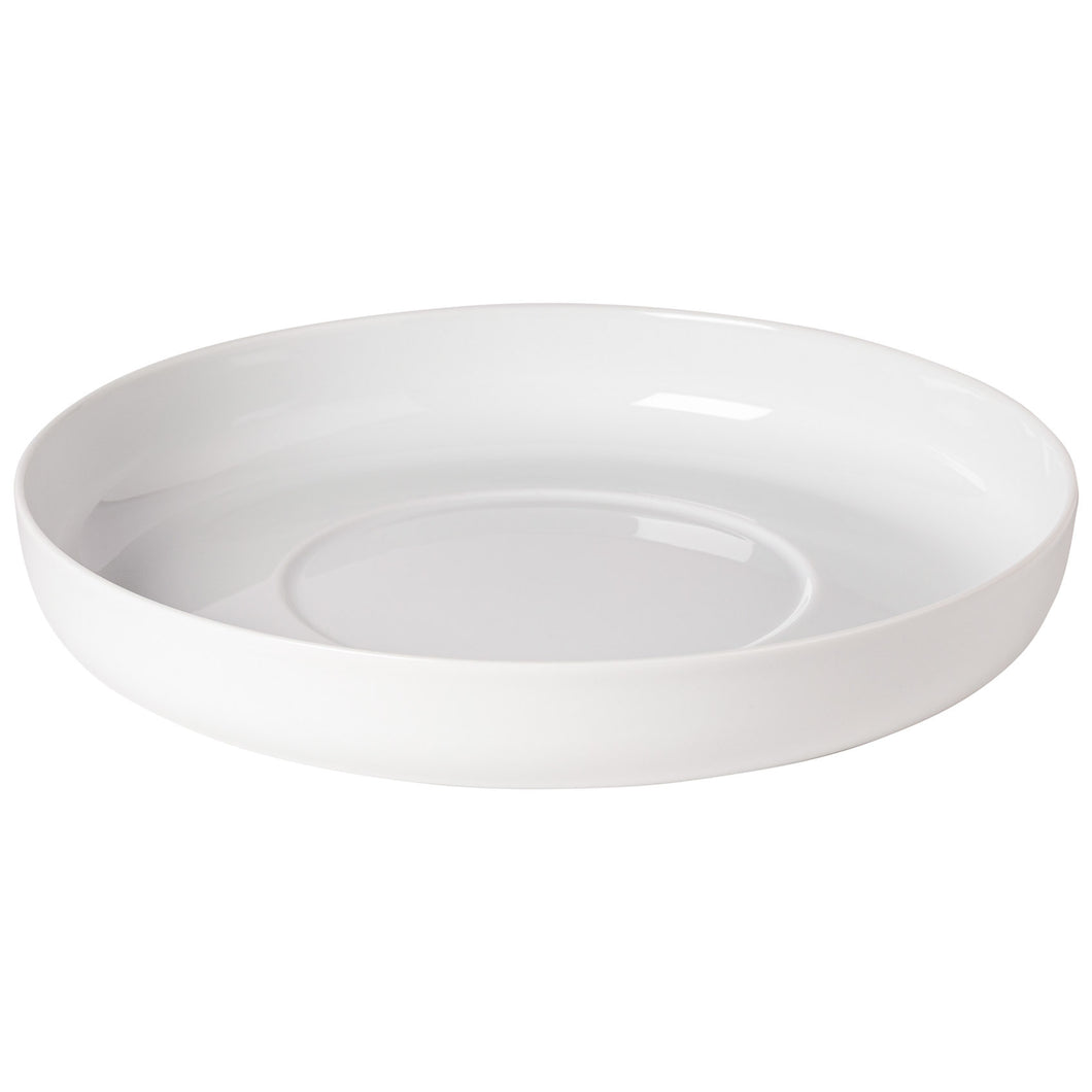 Costa Nova Resonance White Deep Round Plate Set