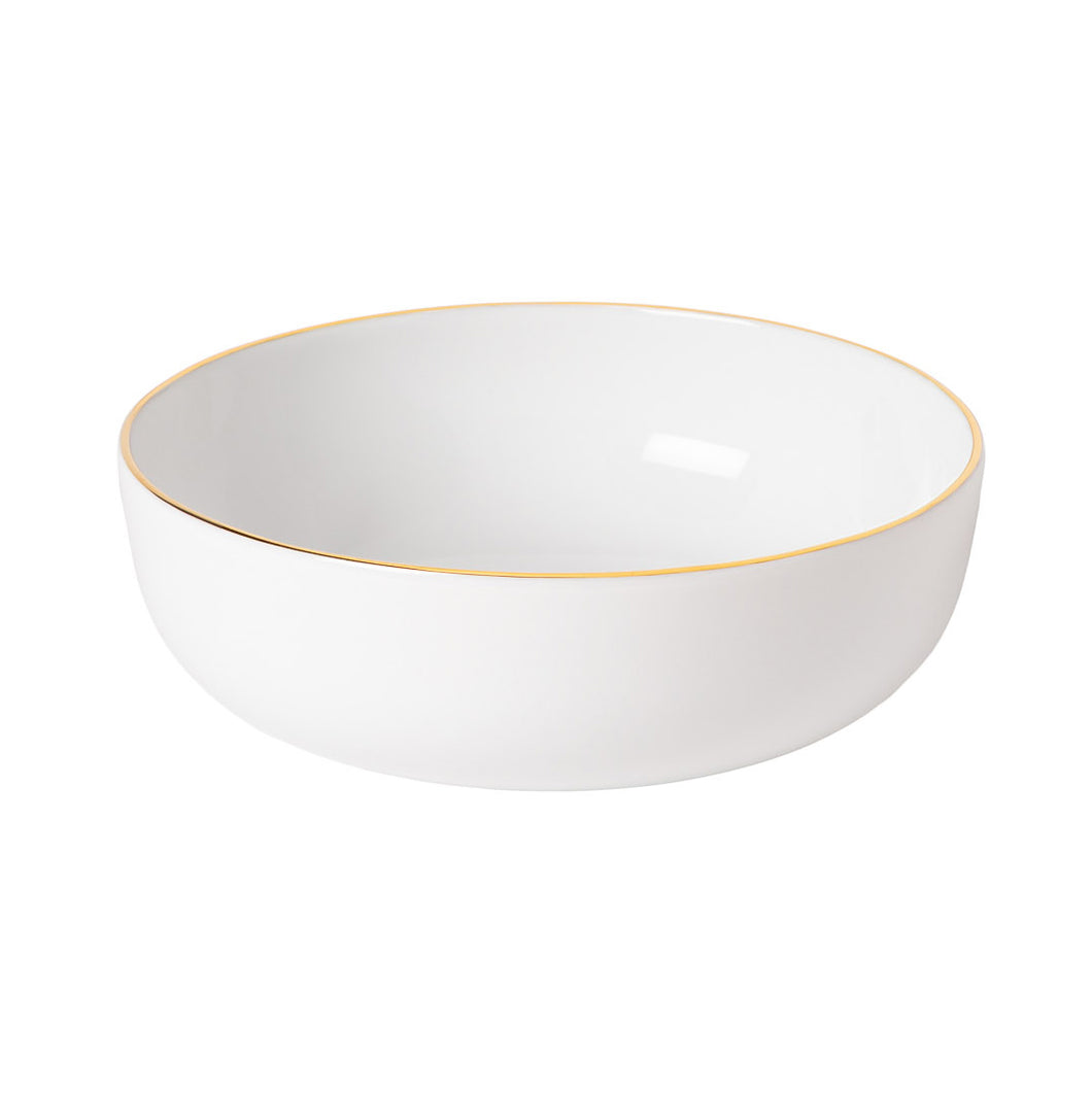 Costa Nova Resonance White Gold Soup/Cereal Bowl Set