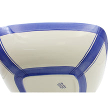 Load image into Gallery viewer, Portuguese Azulejo Ceramic Serving Bowl - Blue &amp; White Tile Pattern
