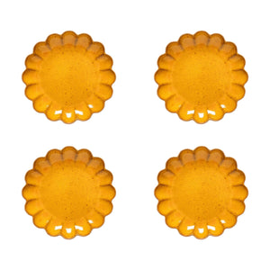 Costa Nova Marrakesh 7" Cumin Appetizer Plate, Set of 4