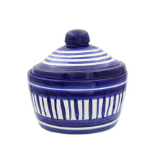 Load image into Gallery viewer, Hand-painted Portuguese Pottery Clay Terracotta Decorative Dish with Lid
