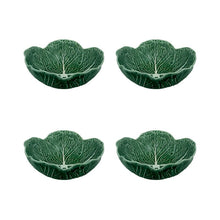 Load image into Gallery viewer, Bordallo Pinheiro Cabbage 20 Piece Dinnerware Set
