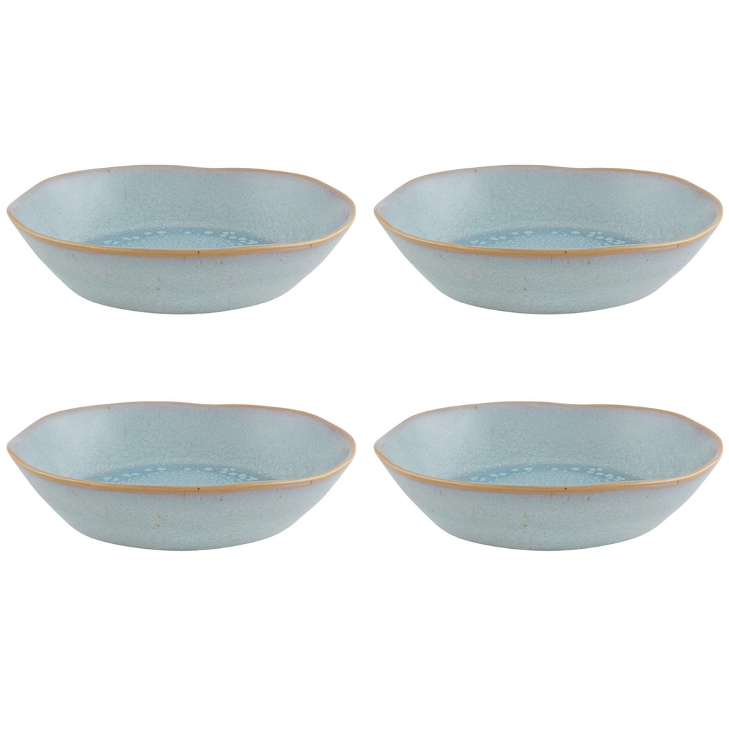 Casa Alegre Gemstone Moonstone Soup Bowl, Set of 4