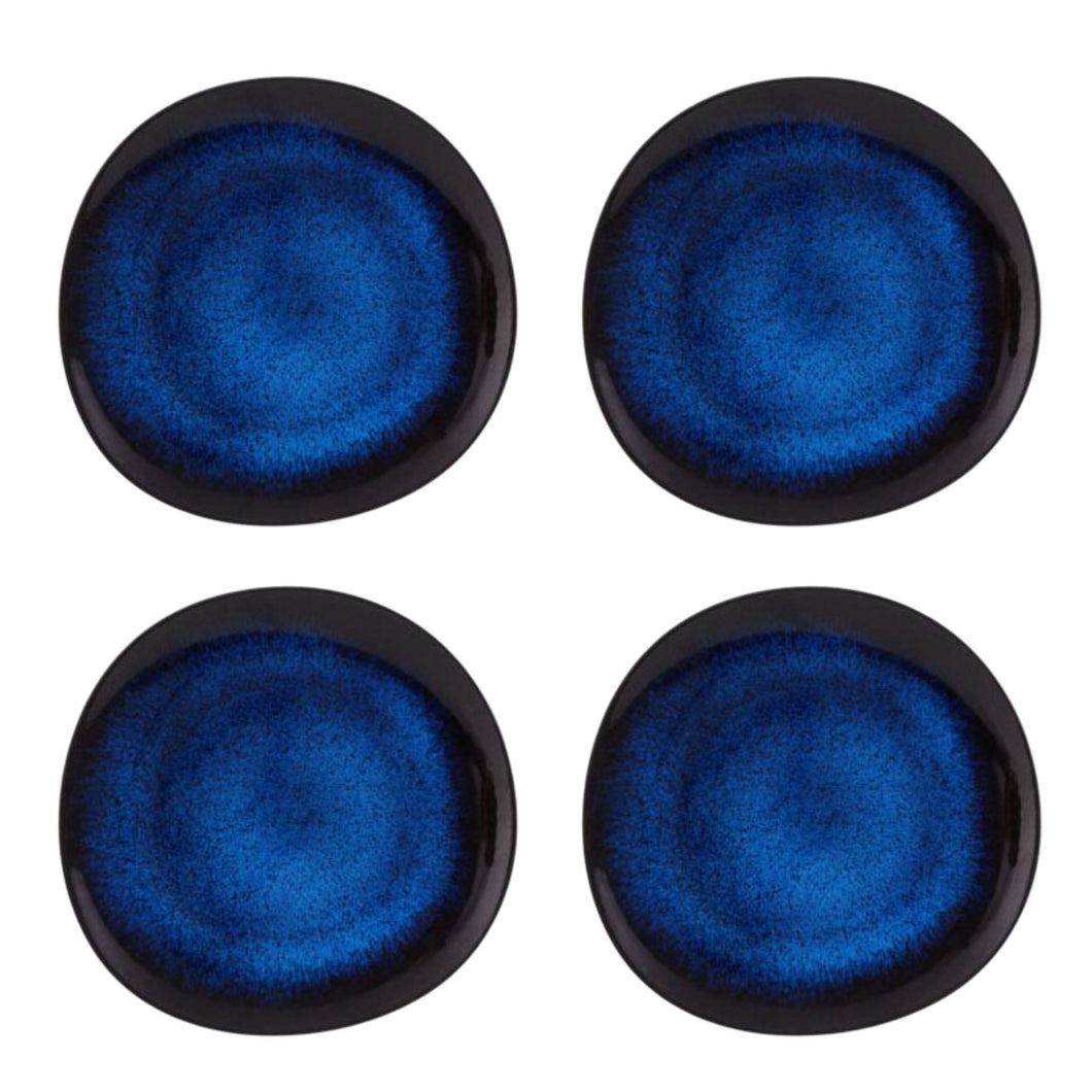 Casa Alegre Floral Scent Oval Dessert Plate, Set of 4
