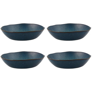 Casa Alegre Gemstone Lapis Lazuli Soup Bowl, Set of 4