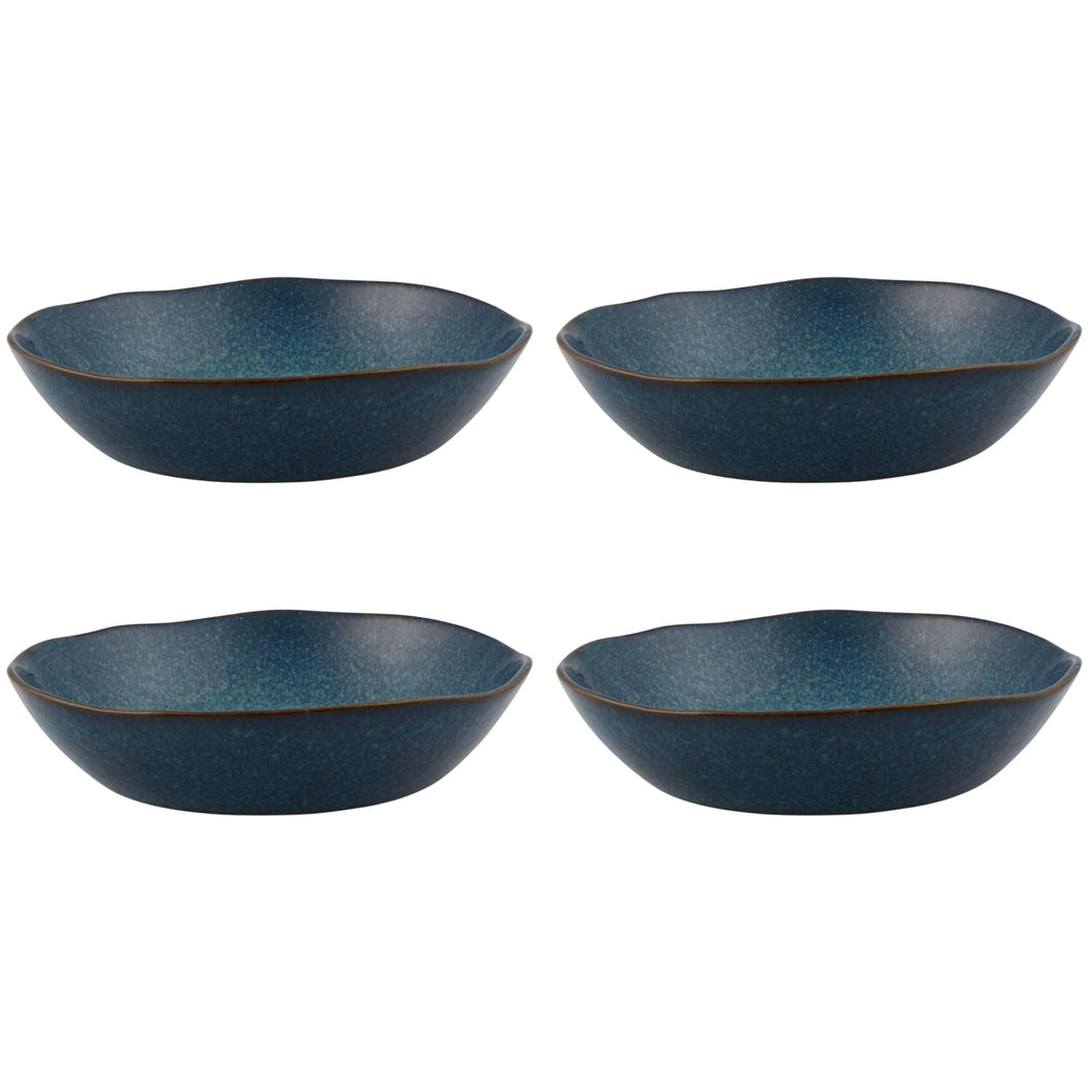 Casa Alegre Gemstone Lapis Lazuli Soup Bowl, Set of 4