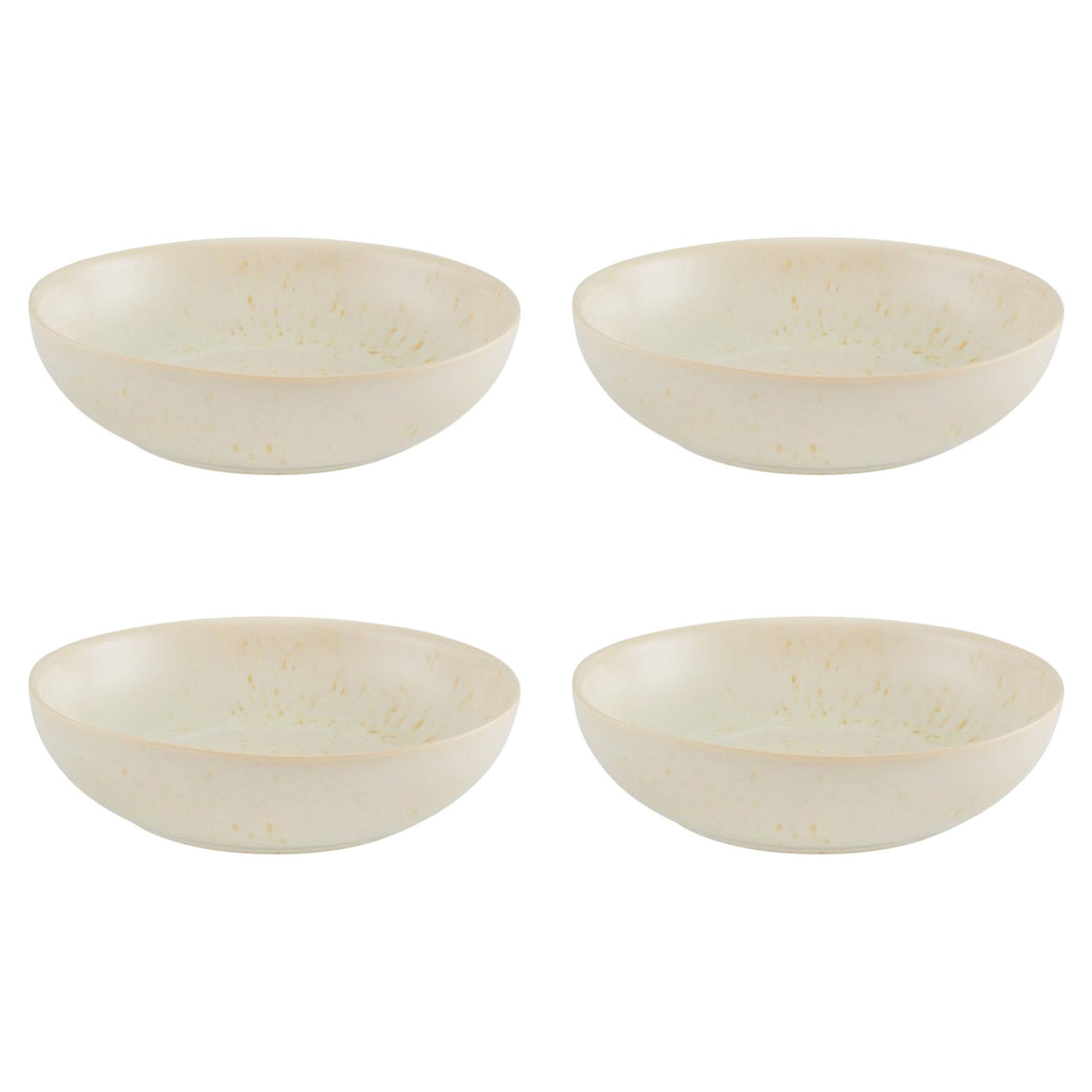 Casa Alegre Sandstorm Coupe Soup Plate/Bowl, Set of 4