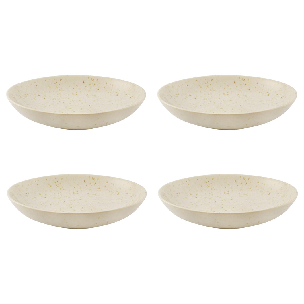 Casa Alegre Sandstorm Coupe Deep Plate/Bowl, Set of 4
