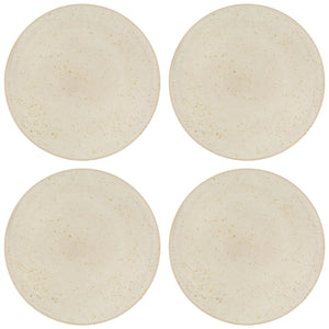 Casa Alegre Sandstorm Pizza Plate, Set of 4