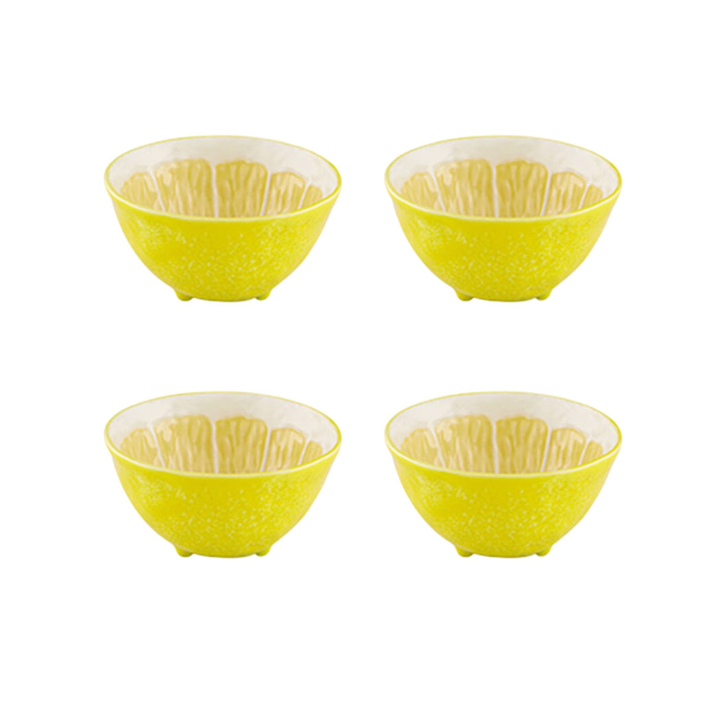 Bordallo Pinheiro Lemon Bowl, Set of 4